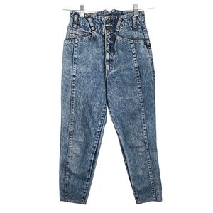 Vintage Sweet Camel Blue High Rise Distressed Jeans Y2K Size 4